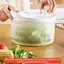 Hướng dẫn sử dụng Salad Spinner Công suất lớn 5L Máy khử nước rau củ khô nhanh Dụng cụ nấu ăn tại nhà cho đầu bếp [VN]