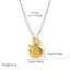 Vòng cổ vỏ PYCOU, Thiết kế sao biển Ngọc trai Accent Trang sức nữ, Trang trí thời trang Vòng tay chống nước màu vàng