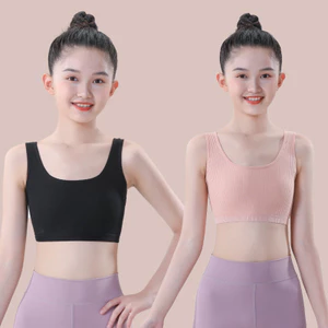 Thích hợp cho đồ lót bé gái phát triển, Loại A, Chất liệu Cotton nguyên chất, Thích hợp cho bé 12-15 tuổi, Phong cách thể thao.