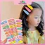 MYPANDA 10 Chiếc Mờ Đơn Giản Kẹp Tóc Cho Bé Gái Hình Chữ Nhật Hình Bầu Dục Thả Vuông Kẹp Tóc Cho Trẻ Em Chụp Kẹp Tóc Kẹp Tóc Cli Cla.