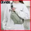 Túi thắt lưng OLVIDO, Túi thắt lưng sức chứa lớn chống mài mòn, Gói Nylon Fanny màu trơn dành cho nam nữ
