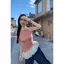 Áo Vest cổ dây kẻ sọc phong cách mới mùa hè sang trọng Hot Girl Slim-fit Thiết kế khâu không tay không đều Sling Top