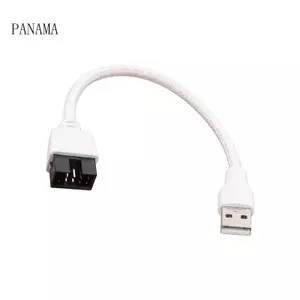 NAMA 9 Pin Cáp Tiêu Đề Bên Trong USB A Nam Trắng Tay Dây 20cm Cho Máy Tính Để Bàn Kết Nối USB Vỏ PC Đầu Dây Và
