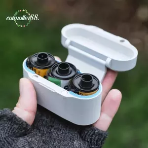 Hộp lưu trữ phim CATMALLER88, Hộp du lịch phim 35mm chống bụi nhẹ, Vỏ lật di động Tích hợp hộp lưu trữ cuộn phim chống va đập cho du lịch phim 35mm