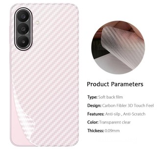 Mặt Sau Sợi Carbon Phim Dành Cho Samsung Galaxy A27 A57 A17 A07 A37 LTE A 27 A 57 SamsungA27 Mặt Sau Bảo Vệ Phim Mềm Trong Suốt Full Cover Chống Trầy Xước Miếng Dán Bảo Vệ Màn Hình