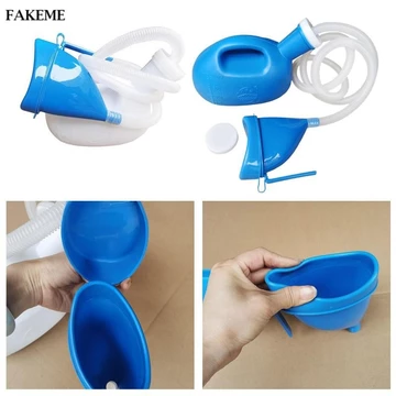 Nam Nữ Bô Nước Tiểu Cho Xe Ô Tô Toliet Tiểu, Giường Bình Pee, Có Nắp Và Phễu Cho Ông Già, Trẻ Em Và Tiểu Đường