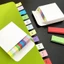 SA 1 Bộ Memos Pad Màu Chỉ Số Tab Nhiều Màu Notepads Nhiều Màu Sắc Dính Ghi Chú