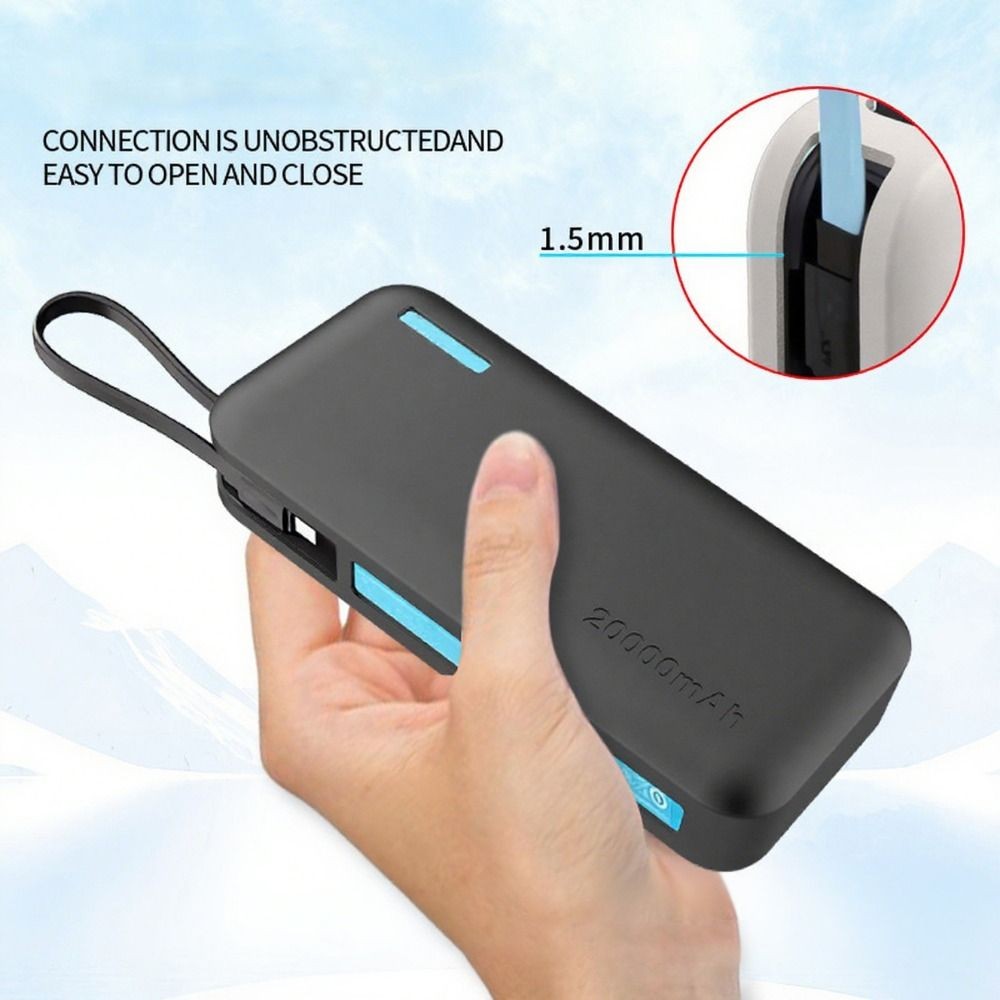 STABFOAM Silicone, Mềm Chống Sốc Bảo Vệ, Chất Lượng Cao Màu Trơn Chống Bụi Di Động Mang Theo Cho CUKTECH CP25 20000mAh Power Bank 55W Du Lịch
