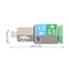 Bộ chuyển đổi BORAGETE SC / UPC Nam sang SC / APC Nữ, Bộ chuyển đổi sợi quang SM 9 / 125 1200nm sang 1600nm, Bộ chuyển đổi kết nối tổn thất thấp cách ly tuyệt vời Hiệu suất cao Truyền dữ liệu