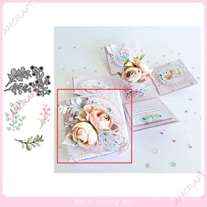 Lá Lá Thép Carbon Khuôn Cắt DIY Giấy Thủ Công Dập Nổi Khắc Mẫu Sổ Lưu Niệm Album Ảnh Thiệp Chúc Mừng Cắt Chết 6146
