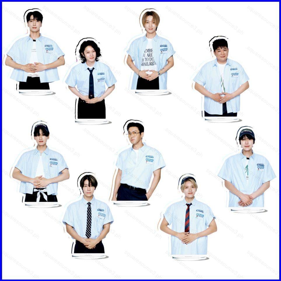 SQ3 SUPER JUNIOR Đứng Đĩa Kỷ Niệm 20 NĂM TOUR SUPER SHOW 10 Acrylic Tấm Giá Đỡ Để Bàn Trang Trí QS3