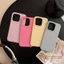Ốp Điện Thoại Mềm Cặp Đôi Màu Trơn Đơn Giản Cho iPhone 17 16 15 14 13 12 11 Pro Max