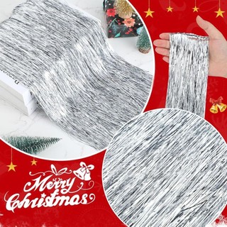 FANGHUI Cây Giáng Sinh Dây Kim Loại, Lễ Hội Trang Trí Dây Icicle Tinsel Có Thể Tái Sử Dụng, Màu Vàng rực rỡ Màu Bạc Cây Giáng Sinh Thiếc Icicles Đồ Dùng Trang Trí Giáng Sinh
