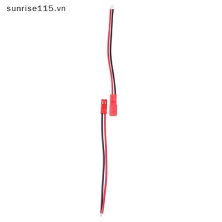 SRVN 20 Chiếc 2 Pin Đầu Nối Nam Nữ jst Cắm Cáp 22 awg Dây Cho Pin rc.