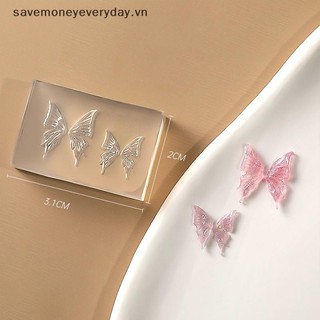 [savemoneyeveryday] 1 Cái Giảm 3D Khuôn Silicon Móng Tay Nghệ Thuật Trang Trí Móng Tay DIY Mẫu Móng Tay Nghệ Thuật Nơ Móng Tay Khuôn [vn]