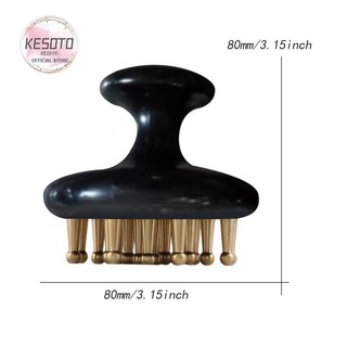 Bàn chải Massage cơ thể bằng đồng thau Guasha Cạo Hướng dẫn sử dụng Thư giãn cơ thể Bàn chải áp lực kinh tuyến cho mẹ Salon Người phụ nữ