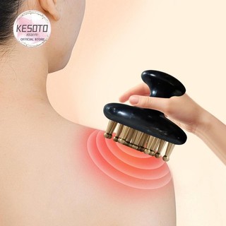 Bàn chải Massage cơ thể bằng đồng thau Guasha Cạo Hướng dẫn sử dụng Thư giãn cơ thể Bàn chải áp lực kinh tuyến cho mẹ Salon Người phụ nữ