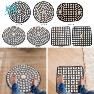 Thảm bấm huyệt chân bằng gỗ Tấm bấm huyệt Dụng cụ Massage bằng gỗ Quà tặng cho phòng ngủ văn phòng