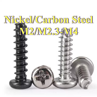 Vít răng thưa thép carbon Vít bắn gỗ pake đầu tròn ,Vít gỗ M2 / M2.3 / M2.6 / M3 / M3.5 / M4 * 4-20mm [LXY-CB-1]