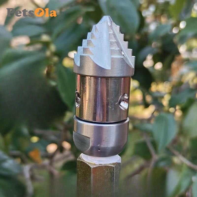 3 / 8 NPT cống thoát nước Jetter Vòi phun xoay Đường ống nạo vét Vòi phun đa năng