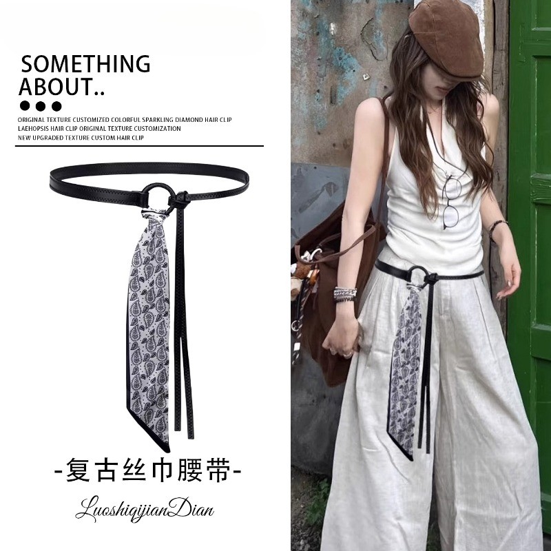 Thắt lưng 2026 Váy Jeans phong cách mới Thắt lưng mỏng