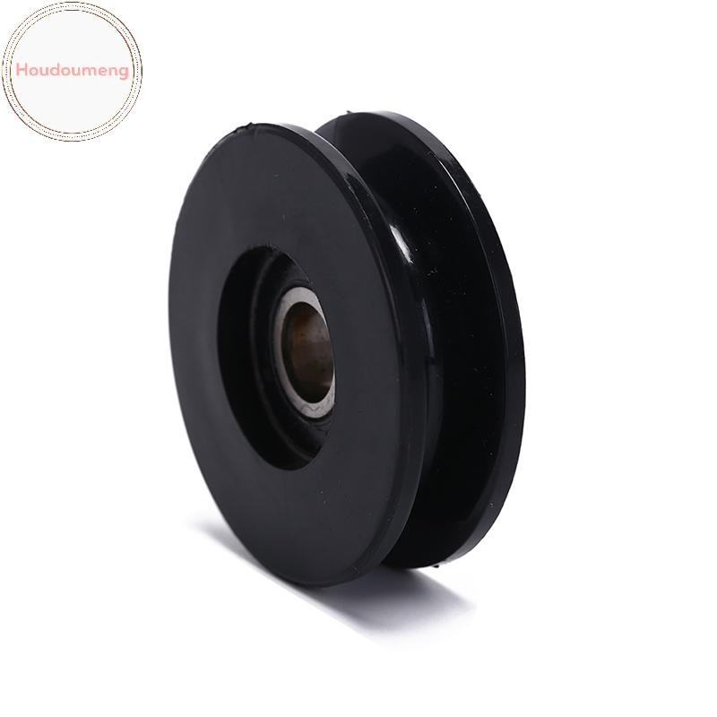 Hooudou 50mm màu đen - Máng ròng rọc bánh xe cáp chống mài mòn cho tập gym