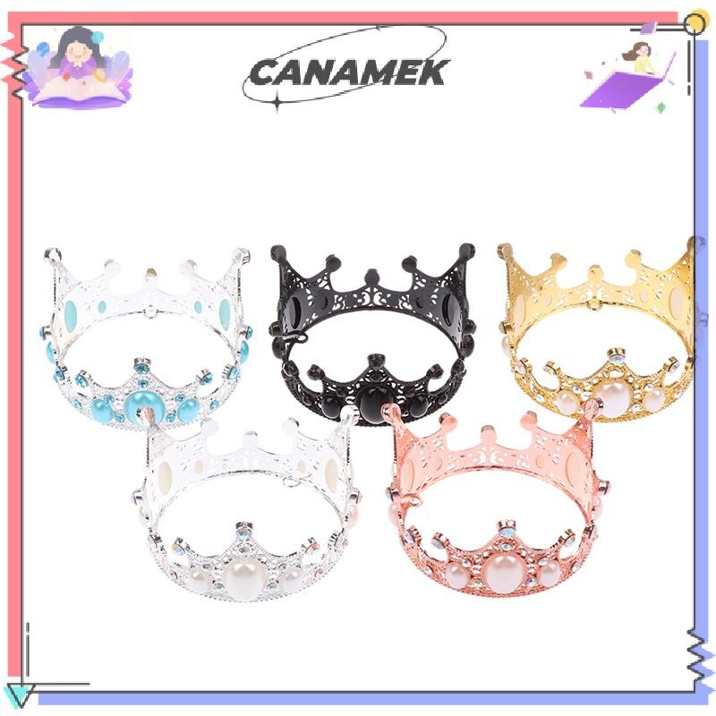 Vương miện kim loại cotton cổ điển - phụ kiện thời trang cho búp bê