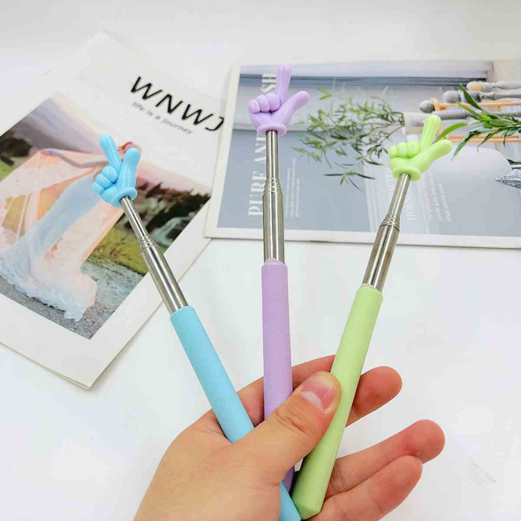 Que chỉ bảng cho giáo viên hình ngón tay, giáo cụ dạy học tiếng anh đồ dùng học tập có thể thu gọn và kéo dài
