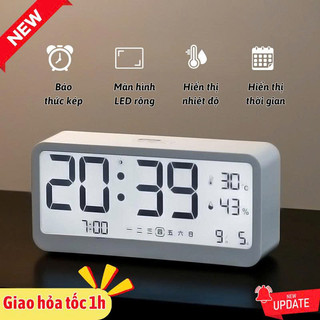 Đồng Hồ Báo Thức Bunnies House – Đa Năng, Để Bàn, LCD
