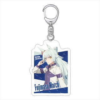 Chìa khóa Anime màu xám Uma Musume Cinderella ‌Oguri Cap Vàng Thành Phố Nam Móc Chìa Khóa Cho Nữ Hoạt Hình Hình Acrylic Móc Khóa Mặt Dây Chuyền