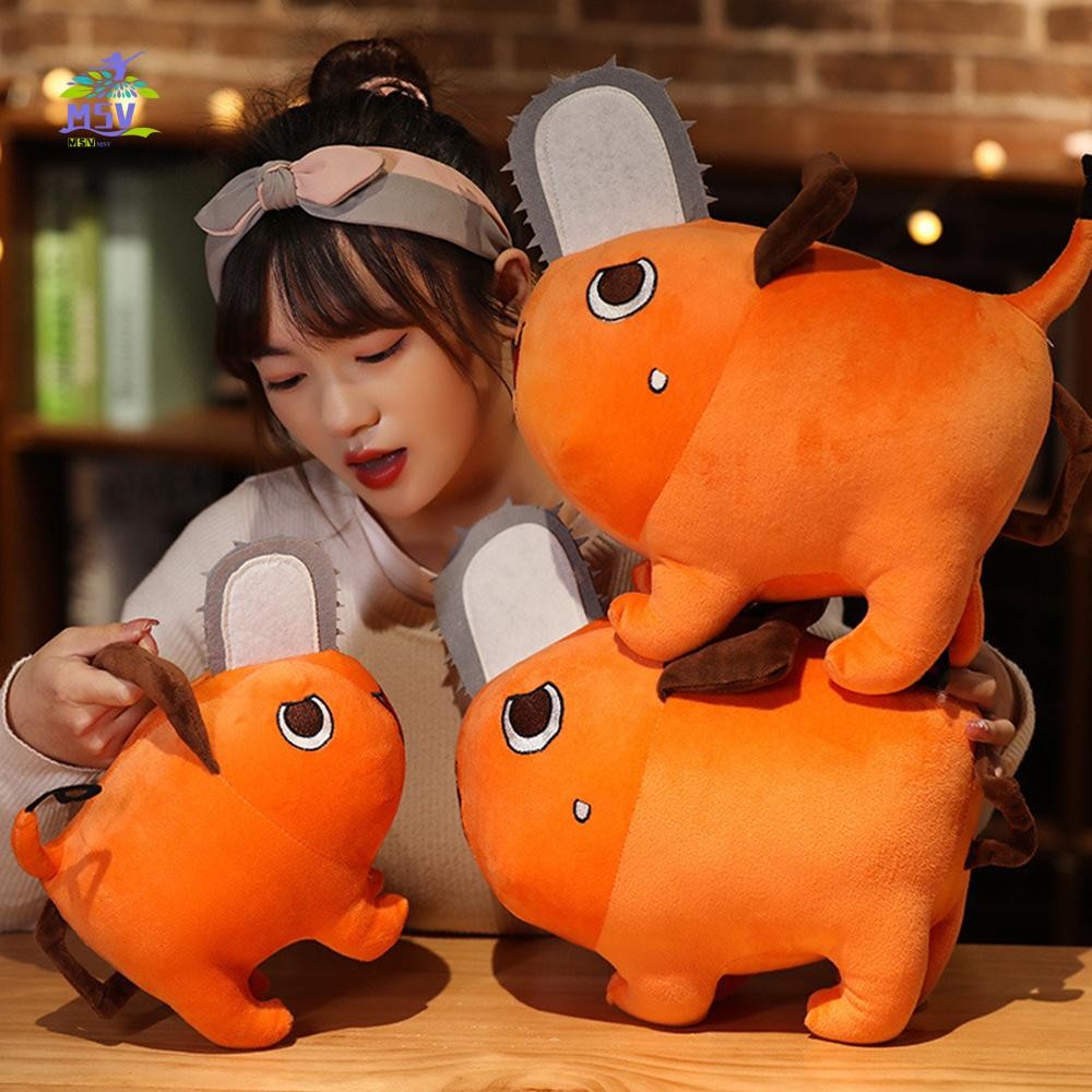 Cưa Xích Người Pochita Sang Trọng Búp Bê Mềm Mại Thoải Mái Thân Thiện Với Da Nhồi Bông Mặt Dây Chuyền Cho Túi Đeo Ngang Móc Khóa Mặt Dây Chuyền