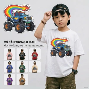Áo thun trẻ em học sinh tiểu học thoải mái Cho bé 2-12 tuổi