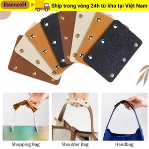 ESSENCEH Vali Grip, Thiết Kế Chống Sốc Túi Hành Lý Mềm Bọc Tay Cầm, Da PU Thoải Mái Màu Trơn Tay Cầm Da Bao Da Grip Cover Phụ Kiện Túi