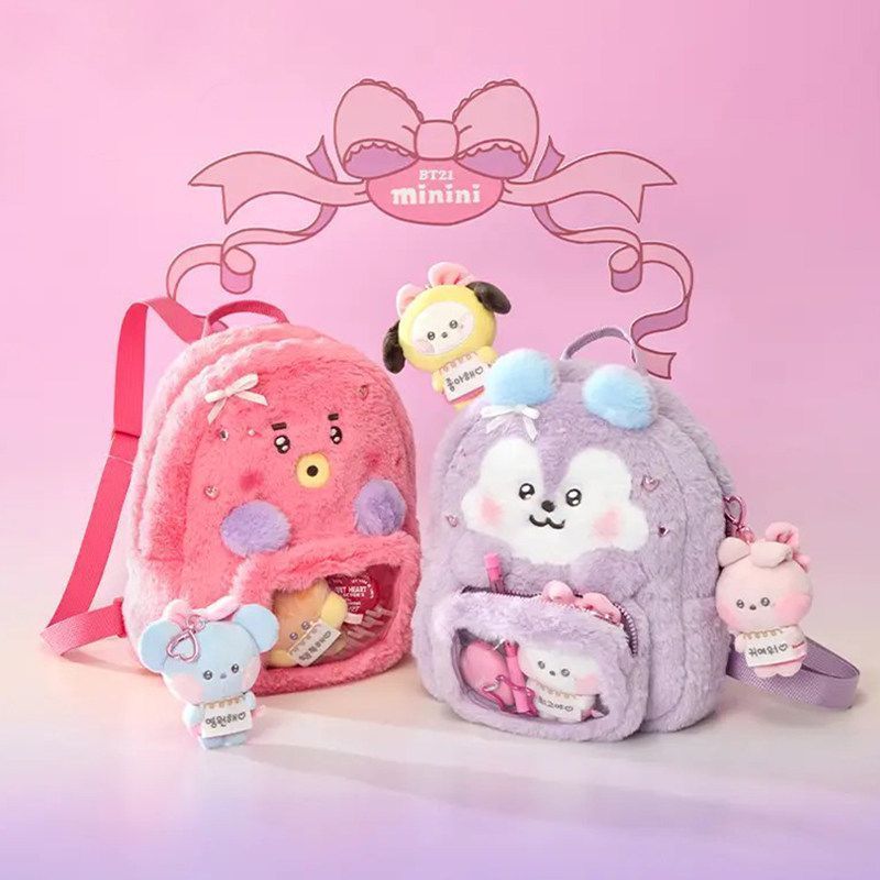 BT21 BTS minini Ba Lô Sang Trọng Đau Túi Bảo Quản Du Lịch Ba Lô Sóng Hàn Quốc Hàng Hóa 6.13