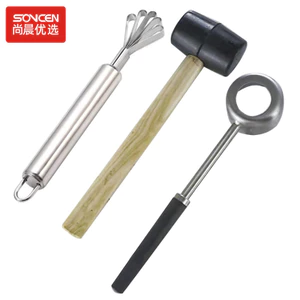 Bộ Dụng Cụ Mở Vỏ Dừa Khách Sạn Sáng Tạo Hộ Gia Đình Tiết Kiệm Nhân Công Dừa Xanh Dụng Cụ Xay Thép Không Gỉ Dừa Planer ZJMR