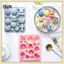 B & N Bunny Trứng Phục Sinh Chủ Đề Khuôn Silicon Kẹo Kẹo Khuôn Socola 3d Thỏ Nhựa Epoxy.