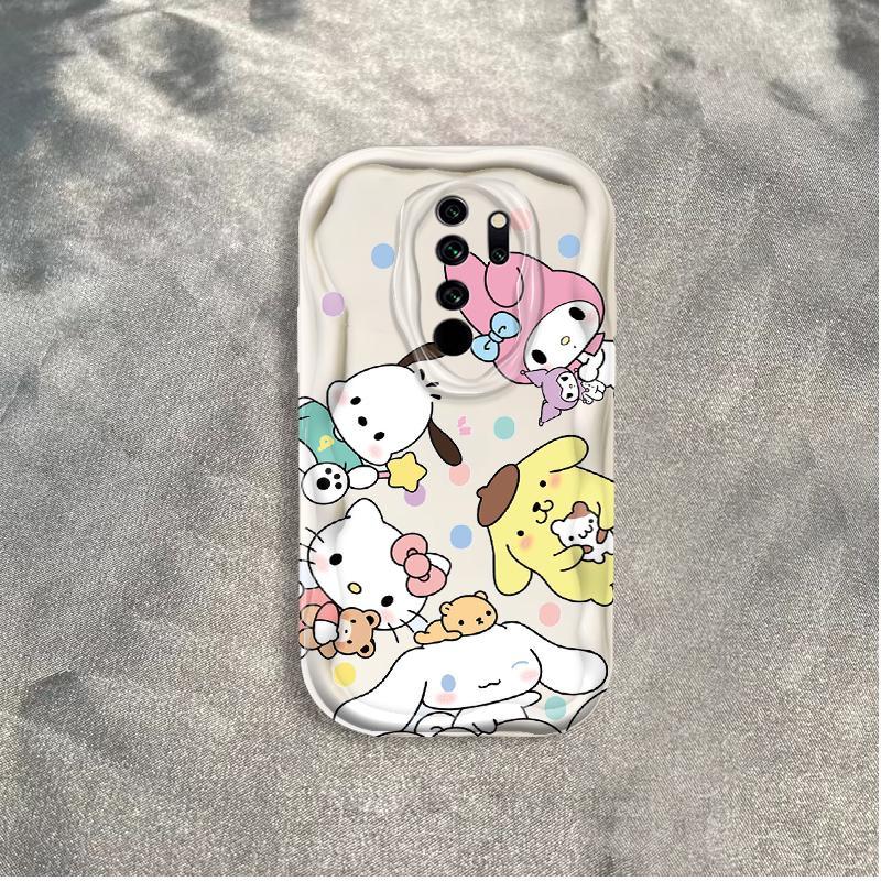 Vỏ Silicon Hoạt Hình Cho Redmi 9 Note 8 Pro POCO M2 3D Art Vỏ Điện Thoại Mềm TPU Cinnamoroll Sanrio Ốp Lưng Chống Sốc