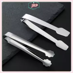 JRP 1 Mini Ice Cube Tongs Đường Kẹp Thép Không Gỉ Đá Lưỡi Dụng Cụ Nhà Bếp JRP