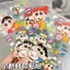 Crayon Shin-Chan Phim Hoạt Hình Dễ Thương Ba Chiều Nổi Chuyển Miếng Dán DIY Điện Thoại Di Động Máy Tính Bảng Sổ Tay Cốc Nước Miếng Dán Trang Trí Chống Thấm Nước 26.6.12