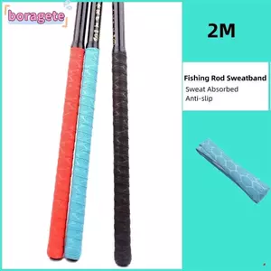 Băng dính cần câu BORAGETE, Băng dính chống trượt 2M, Vợt PU dày thấm mồ hôi