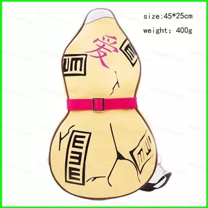 HT3 Naruto Gaara Hoạt Hình anime cosplay Túi Bầu Thiết Kế Ba Lô Đeo Vai Học Sinh Dung Tích Lớn Cá Tính TH3