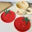 Khuyến Nghị Cà Chua Vui Móc DIY Giải Nén Coaster Người Mới Bắt Đầu Móc Túi Cà Chua Móc Chất Liệu Túi Người Mới Bắt Đầu