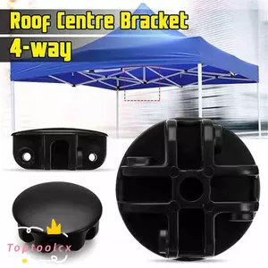 Đầu nối trung tâm TOPTOOLCX Chất lượng cao cho phụ kiện lều Gazebo Phụ kiện 4 chiều Giá đỡ trung tâm mái