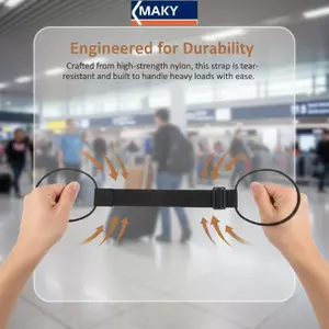MAKY Co Giãn Hành Lý Bảo Vệ Dây Có Thể Điều Chỉnh 2 Pa Thắt Lưng Bền Giữ Hành Lý Cho Hãng Hàng Không Du Lịch Tổ Chức VN
