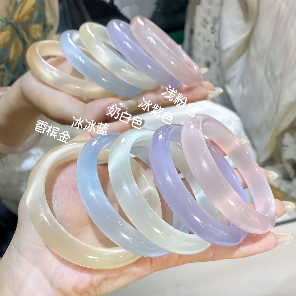 Vòng tay đá mắt mèo huỳnh quang Gradient