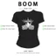 BOOM Áo Baby Tee Nữ Cotton Ôm Body-Áo Thun Ngắn Tay Y2K In Hình PhongCách Mùa Hè, Cổ Tròn Hàng Đầucách hàn quốc phong298