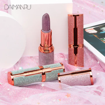DAIMANPU Bầu Trời Đầy Sao Son Môi Cô Gái Sinh Viên Đảng Đổi Màu Sắc Dưỡng Ẩm Dưỡng Ẩm Cảm Biến Nhiệt Độ Thạch Môi Glaze Làm Đẹp