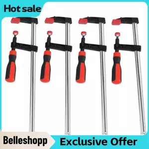Belleshopp Ejoyous 4 Kẹp F Kẹp Bộ Thanh Kẹp Chế Biến Gỗ Cho Bạc 13.70x3.35x1.38in