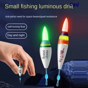 CQCJ phao câu cá điện tử, 311 pin Slip Drift Tube Light Float, 2024 Đèn báo màu đỏ / xanh Led Rock câu cá Phao đuôi ngắn