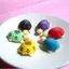 10Pcs/Set Cartoon Lovely Little Turtle Eraser Kids Colorful Stationery School Supplies Random Color